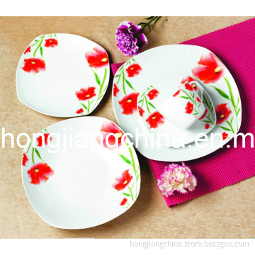 Flower Decor 20PCS Dinner Set